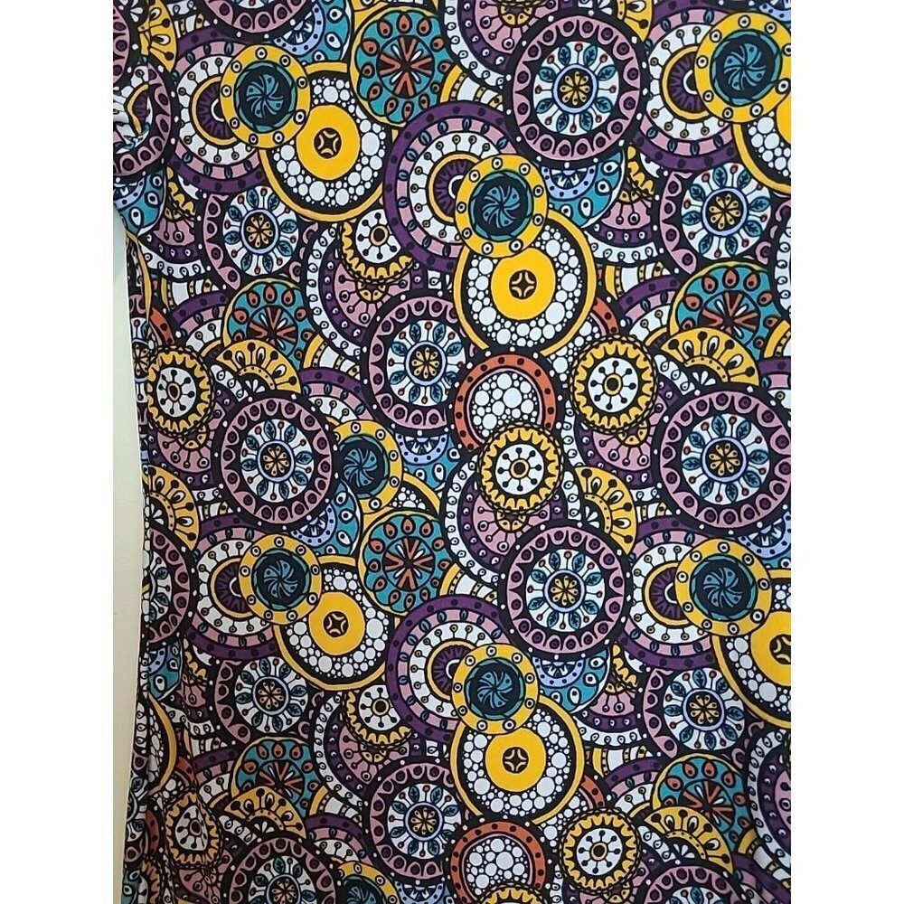 Lularoe XXS Julia Dress Multi-Color Geometric Knee length Lot Of 2 - Picture 4 of 16